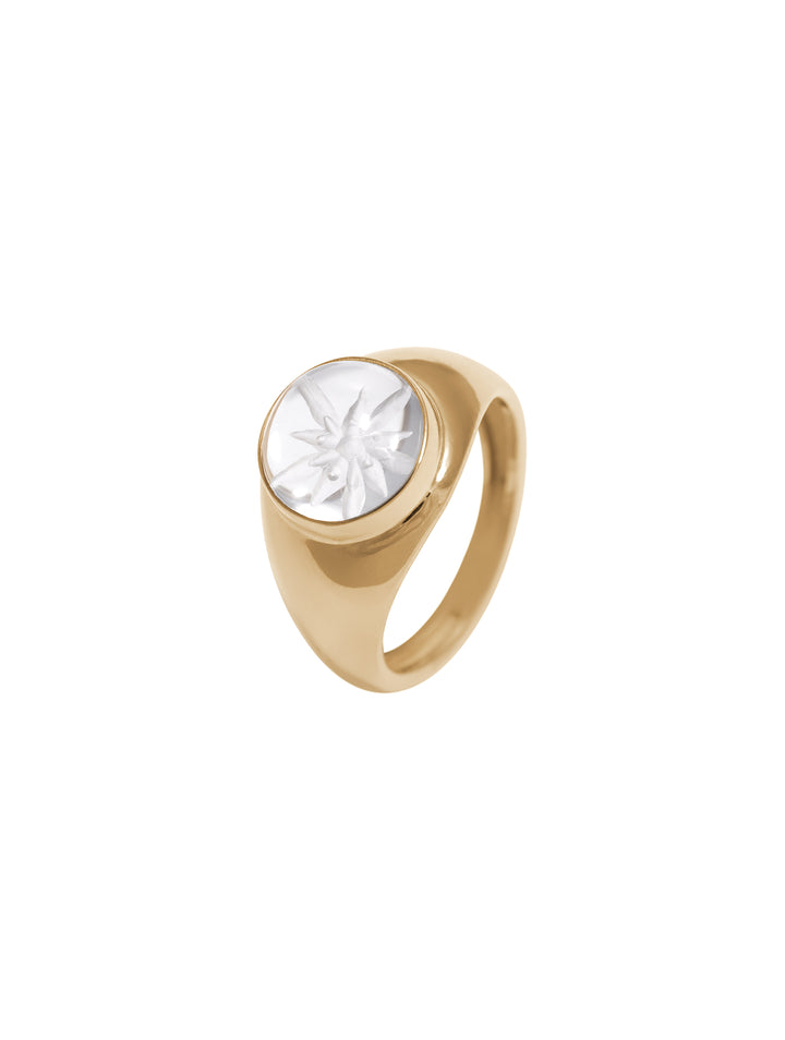 Crystal Bloom Signet