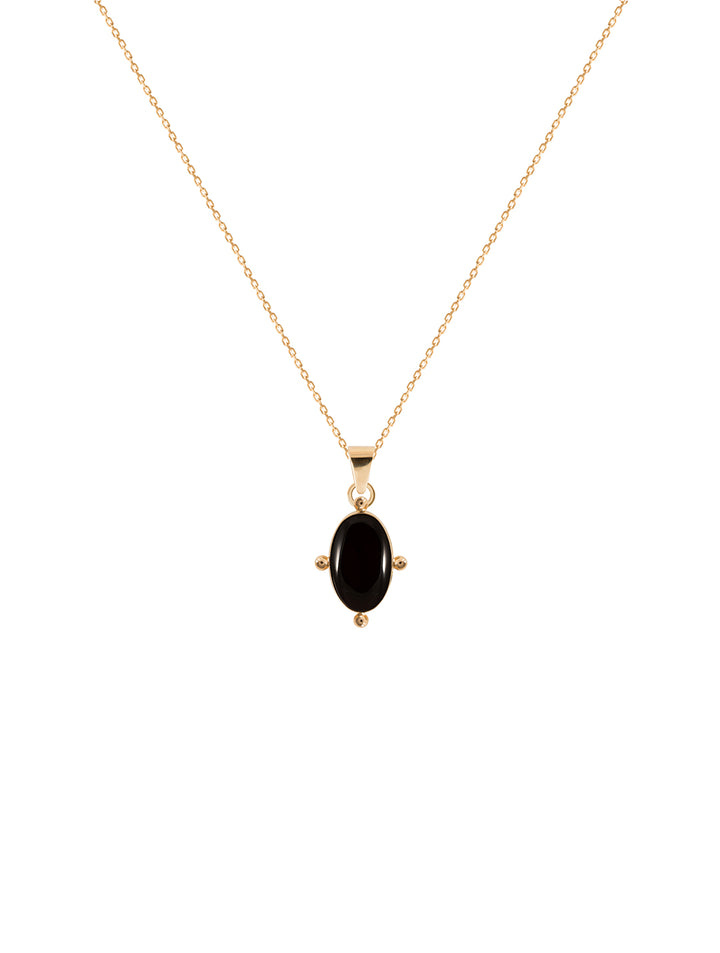 Black Lilac Necklace
